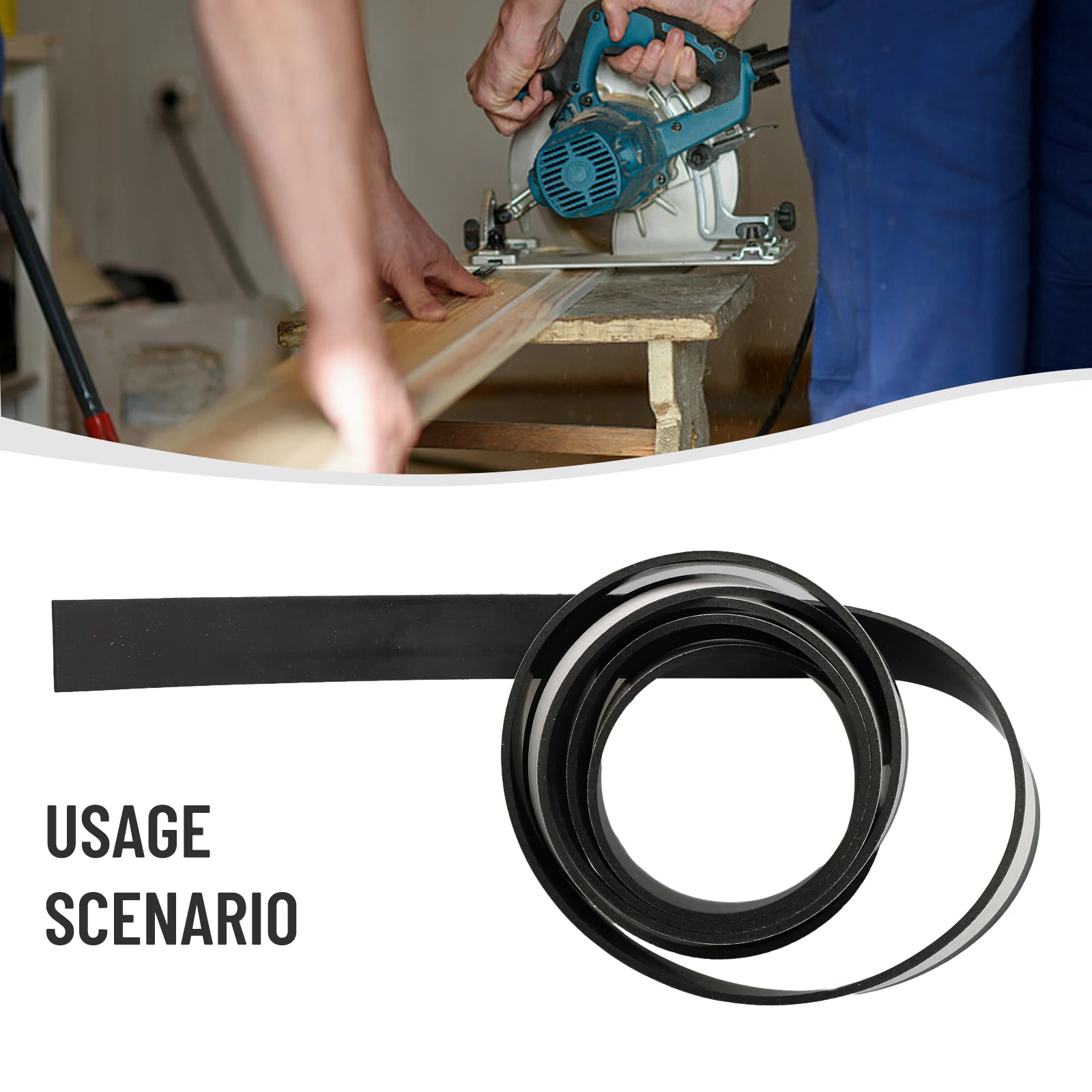 Tira de repuesto para protector de férora de guía, 1,4 m, para sierra de pista, guía, accesorios de herramientas eléctricas, 1 ud.