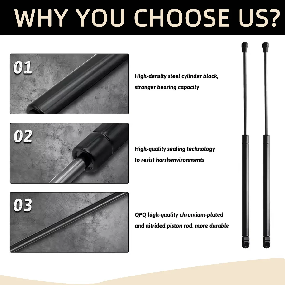 Barra de mola para suporte de gás de porta-malas, para vw golf mk4 bora 1j6 passat 3b6 hatch estate 99-06, barra de pressão traseira oe 1j827550c