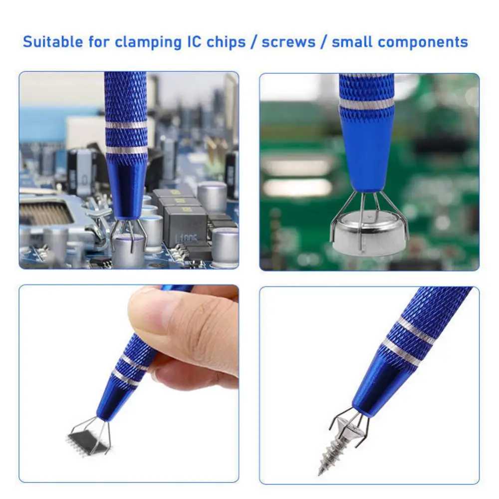 IC Chip Extractor Tool Pen BGA Mobile Phone Repair Electronic Component Gripper Pickup Hand Tool Chip Puller IC Puller Gripper