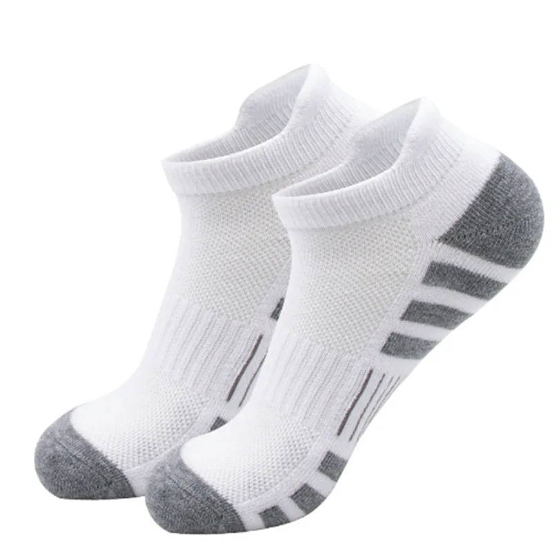 6/24 pares de calcetines deportivos tobilleros para correr, calcetines deportivos acolchados y transpirables de corte bajo para hombres y mujeres