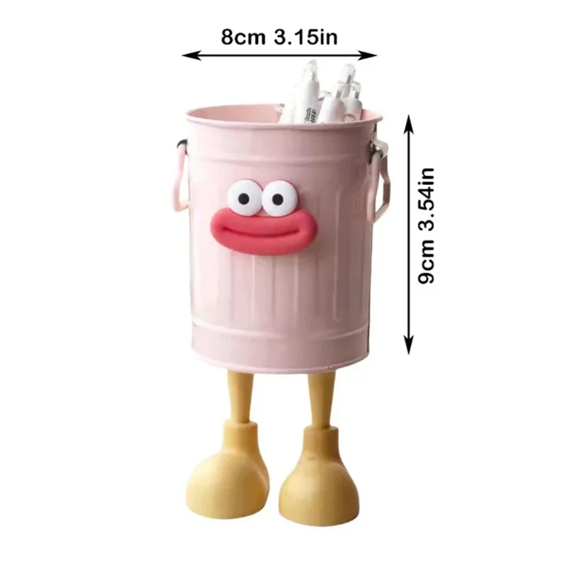 1 Pcs Cartoon Pen/Pencil Holder Simple Storage Organizer for Desk Office Home Study - Cute Stationery Desk Organizer