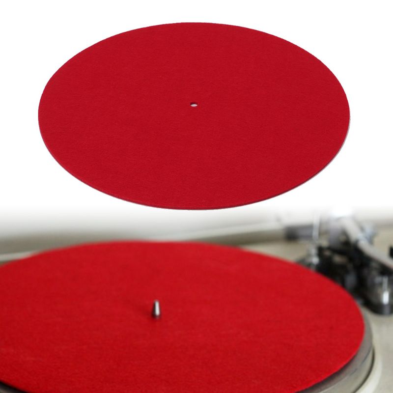 Filz Plattenspieler Platte Matte Slip Mat Audiophile 3mm Dicke Plattenspieler Matte Für LP Vinyl Record Audio Ersatz Zubehör