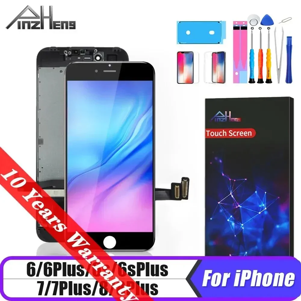 PINZHNEG คุณภาพสูงหน้าจอ LCD OEM สําหรับ iPhone SE 2020 8 PLUS 6 6S 7 Plus จอแสดงผล Incell เปลี่ยนหน้าจอรับประกัน 10 ปี