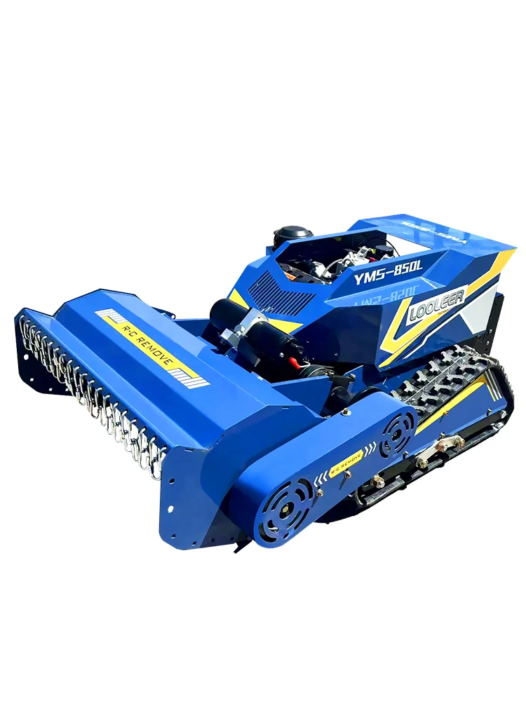 Aangepaste gratis verzending CE EPA dieselmotor All Terrain landbouw rubberen afstandsbediening robot dorsvlegel grasmaaier