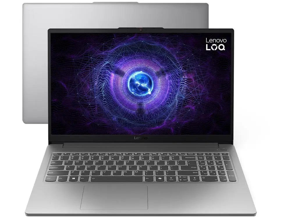 Notebook Lenovo LOQ 83ME0007BR Intel Core i5 12450HX 16GB RAM 512GB SSD 15,6" Full HD Windows 11 NVIDIA