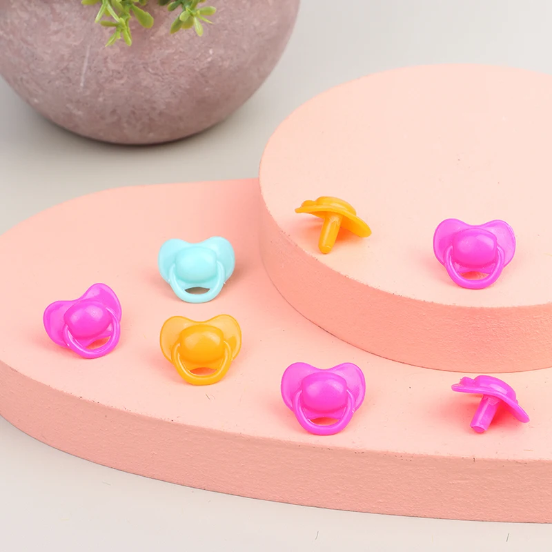 20 ชิ้น Miniature ตุ๊กตา Pacifier Expression Pacifier ของเล่นพลาสติกของเล่น Playhouse ของเล่นเด็กบ้านตุ๊กตา