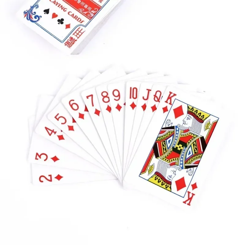 1–100 Stück Poker-Set für Erwachsene – 54-Karten-Poker-Landhausdeck für Soha Bridge Entertainment
