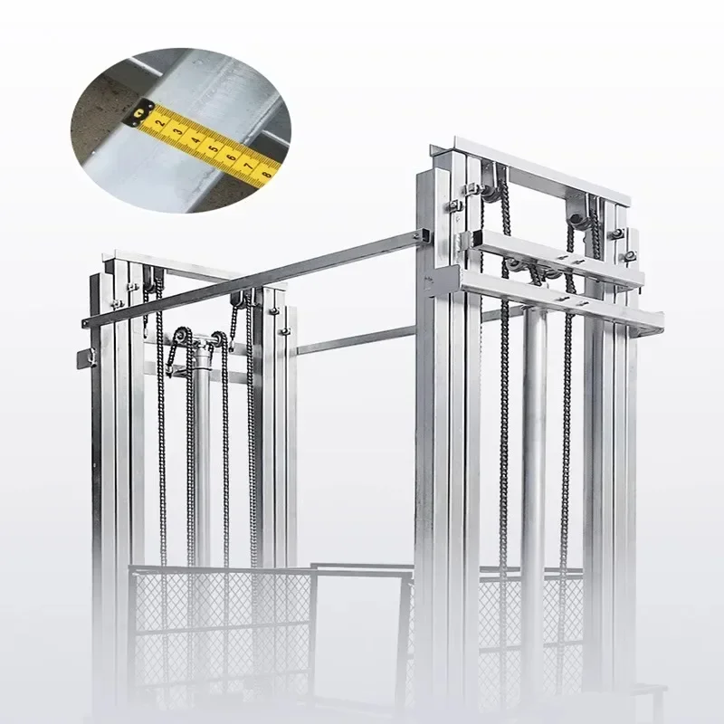 Hydraulic lifting platform Brick loading machine Cargo elevator High altitude operation Hot dip galvanized scaffolding