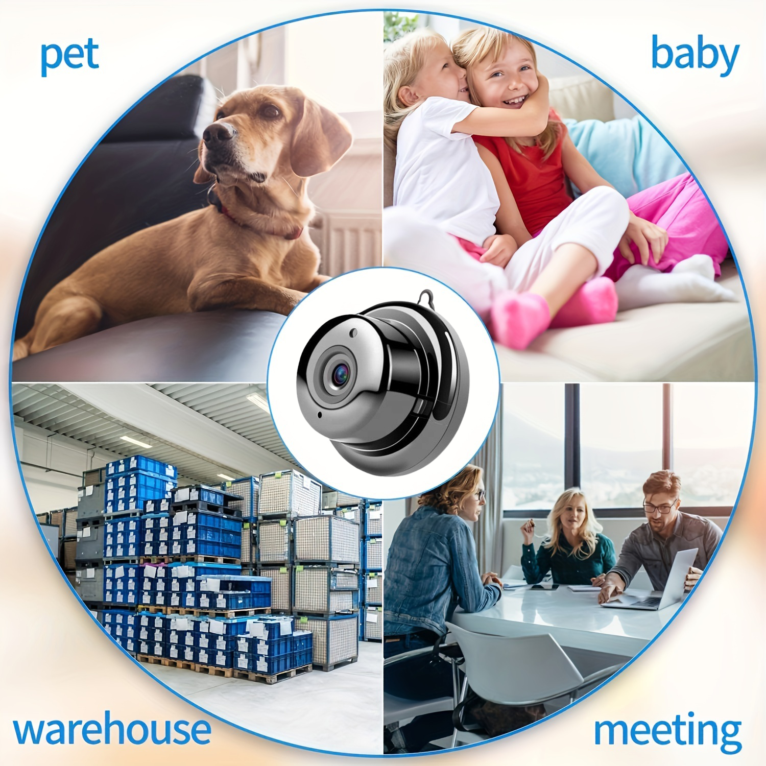 1080P WiFi Camera HD Infrared Night Vision Camera Home Security Remote Monitoring Camera Intelligent Detection Outdoor 2025 NEW