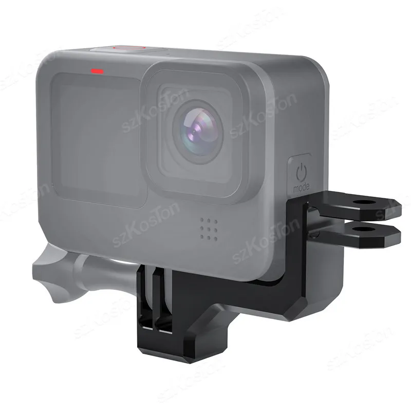 CNC Action camera Vertical Bracket Adjusting Arm Mount Adapter for Gopro 13 12 11 10 9 Vertical Shooting First-view Accessories