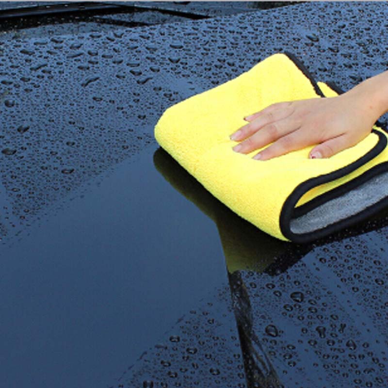 Microfiber Cleaning Towel  Super Absorbent Thicken Soft Drying Cloth Car Body Washing Towels Double Layer Clean
