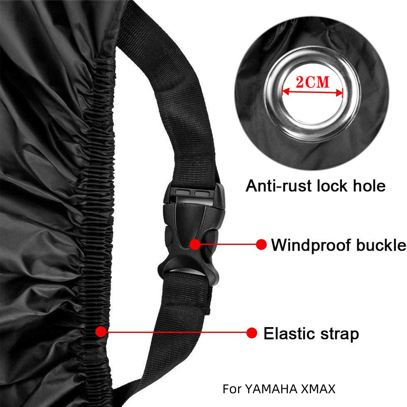 Motorrad Abdeckung Wasserdichte Outdoor Roller UV Schutz Staub Regen Abdeckung Für Yamaha XMAX X-MAX 125 250 300 400