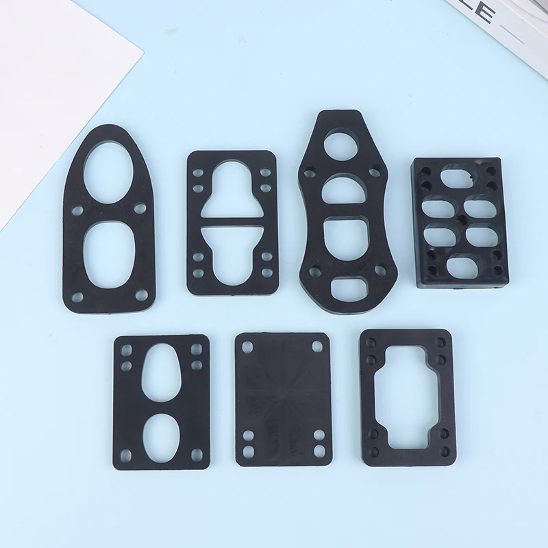 Coussinets de montage pour Longboard en PU noir, 1 pièce, tampons de choc pour Skateboard, matériel de montage de camion, outil de sport de plein air pour adultes et enfants