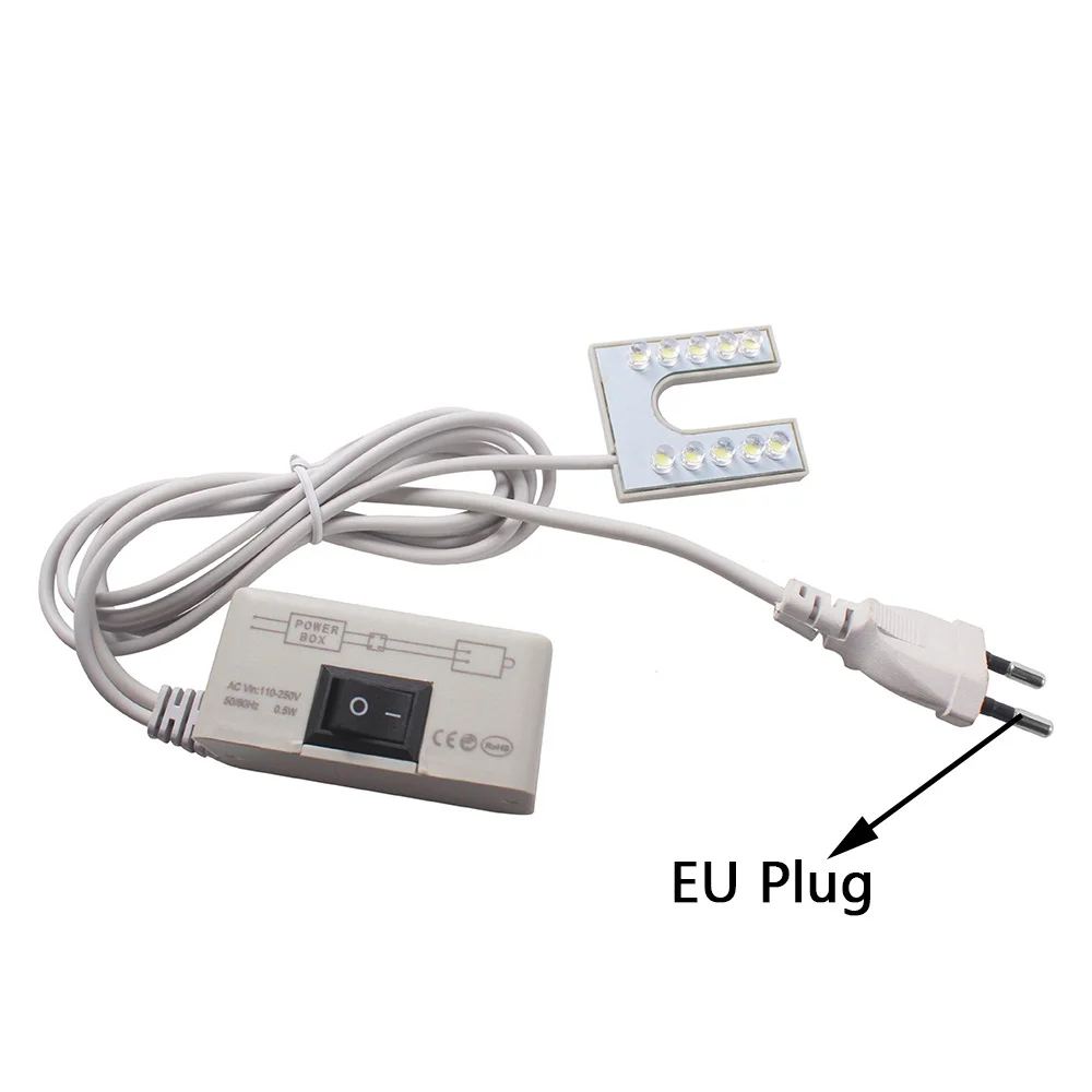 EU/us-10個の照明を備えた工業用ランプ,作業用照明用照明器具,10個