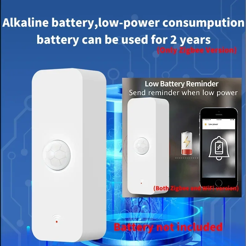 Tuya WiFi Zigbee PIR Датчик Движения Умный Дом Инфракрасный Детектор Человеческого Тела Alexa Совместимый Домашняя Безопаснос...