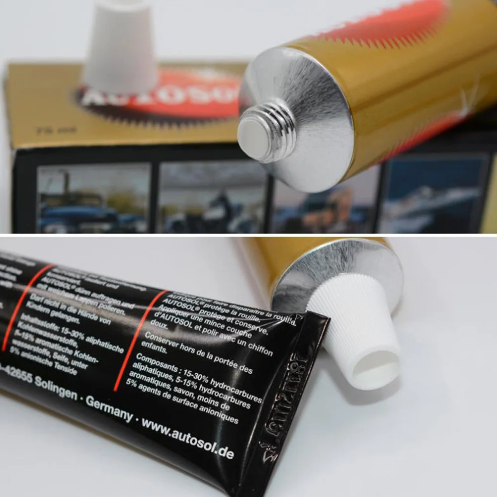 ナイフ用鏡面研磨ワックス、ステンレス鋼、セラミック、時計研磨ペースト、錆除去剤、金属研磨クリーム、50g、1個