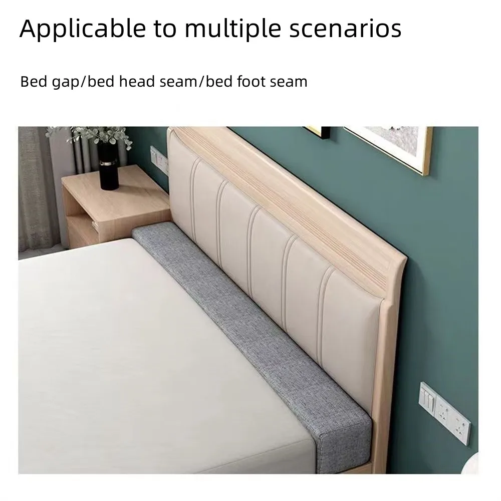 Custom Mattress Gap Filler Bed Extender Headboard Pillow Closed Gap Between Mattress Headboard and Wall Bed Cushion Sofa Pad