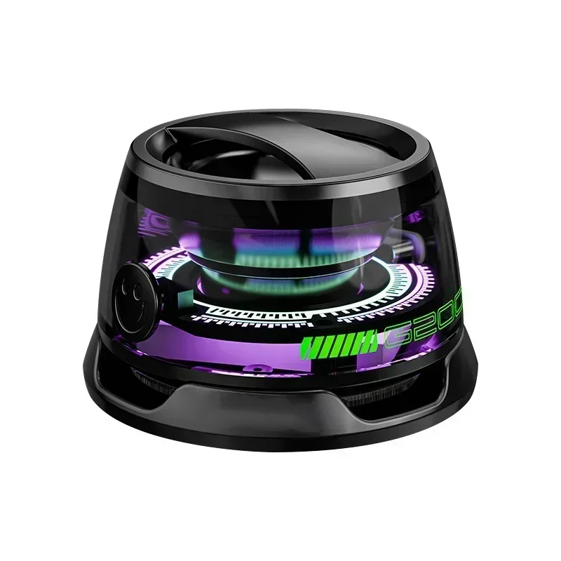 G200 Bluetooth 5.3 Draagbare luidspreker RGB-verlichting Magnetische luidspreker BT5.3 Mini-klankkast 7 uur afspelen Telefoonhouder Luidspreker