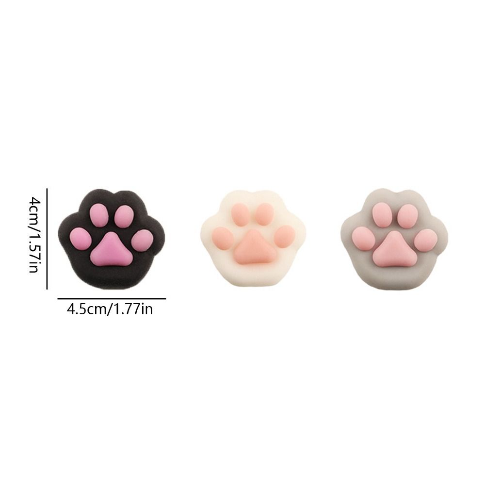 Soft Sensory ของเล่น Mini Cat Paw Squeeze ของเล่นซิลิโคน Fidget ของเล่นการ์ตูน Fidget ของเล่น TPR 3D Pinch Decompression ของเล่นเด็ก