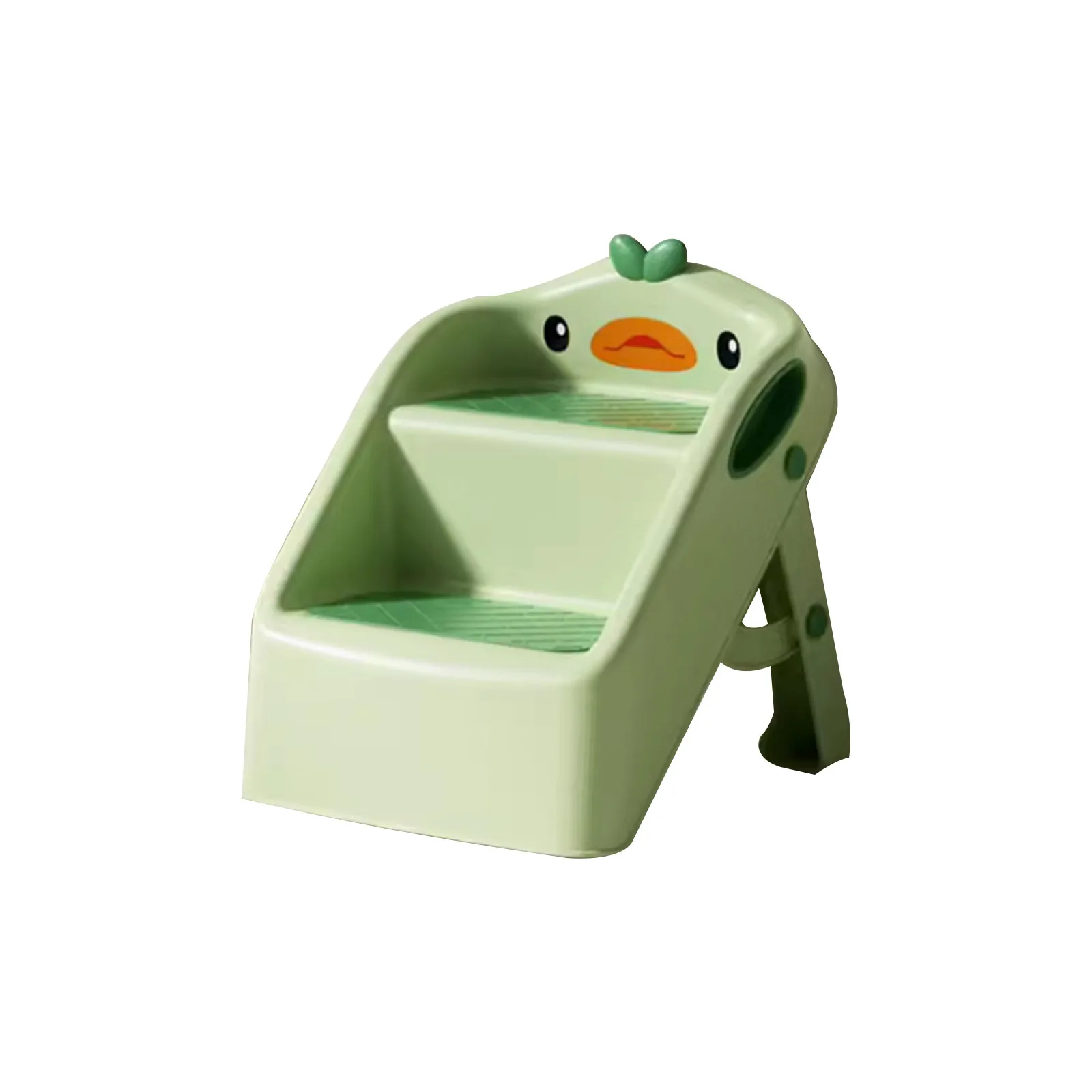 Baby Washstand Step Stool Foldable Non-Slip Durable Surface Alphabet Pattern Ascending Footstool Multiuse Toddler Stepping Stool