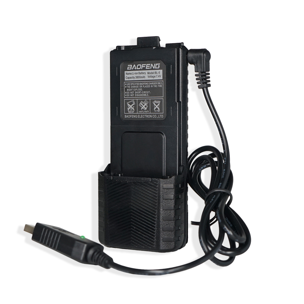 Baofeng 1800mAH/3800mAh UV-5R Walkie Talkie Vergrößern Li-Ion Akku BL-5 Für UV5R UV5RE UV5RA Zwei Weg Radio zubehör Power