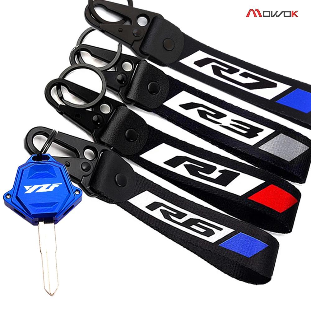 Para yamaha yzf r6 r3 r1 r7 yzfr6 yzfr3 yzfr1 yzfr7 acessórios da motocicleta cnc chave escudo caso capa chaveiro chaveiro YZF-R