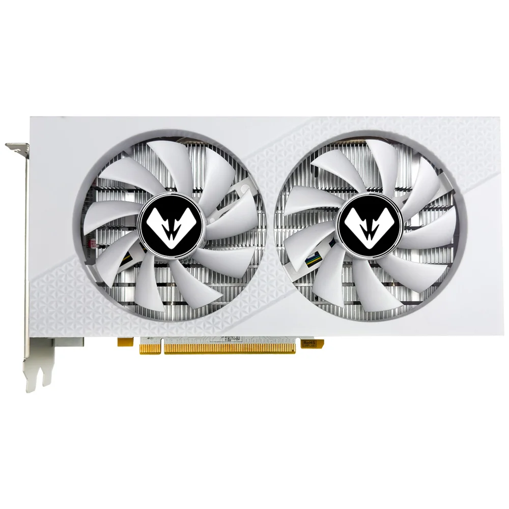 Soyo amdedaon rx580 8g placa gráfica memória gddr5 256bit branco placa de vídeo para jogos suporta interface hdmi dp computador combo