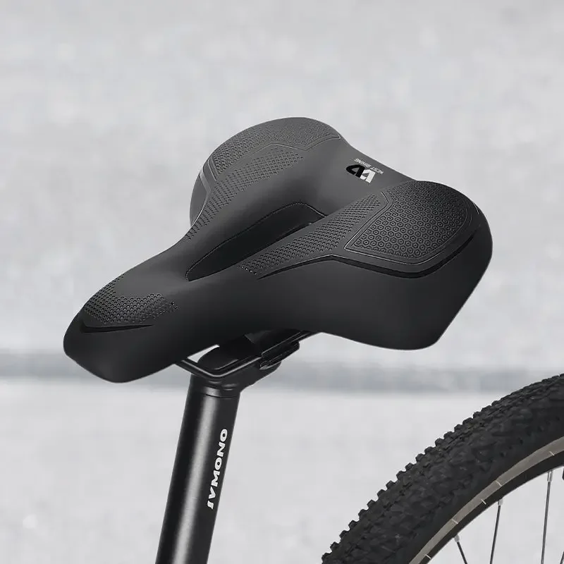 WEST BIKING-sillín de bicicleta de montaña, riel hueco, transpirable, absorción, resistente a la lluvia, esponja suave y cómoda, asiento informal para Ciclismo de Carretera