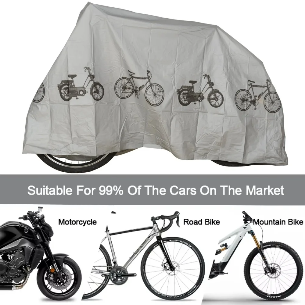 Capa de chuva à prova d'água para bicicleta, capa para proteção solar ao ar livre, mtb, acessórios para bicicleta