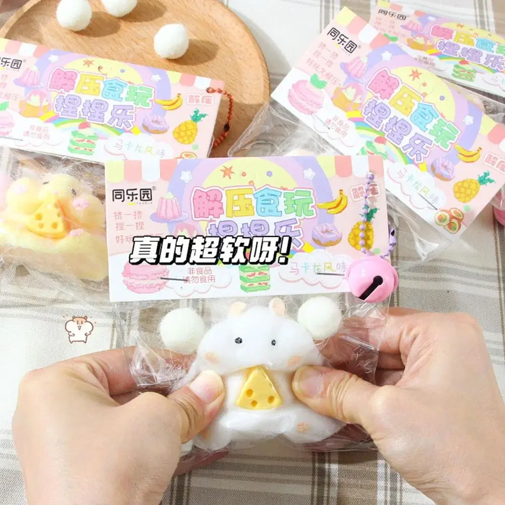 Taba Squishy น่ารักตุ๊กตาหนูแฮมสเตอร์ Fidget ของเล่น Mochi Antistress ความเครียดบรรเทาของเล่นสําหรับเด็กผู้ใหญ่ช้า Rebound Sensory ของเล่นของขวัญ