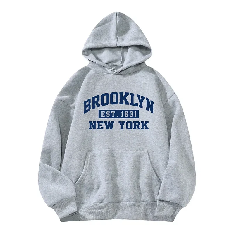 BROOKLYN Sudaderas con capucha informales para hombre Jerséis de primavera y otoño Sudaderas de varios colores a la moda Top