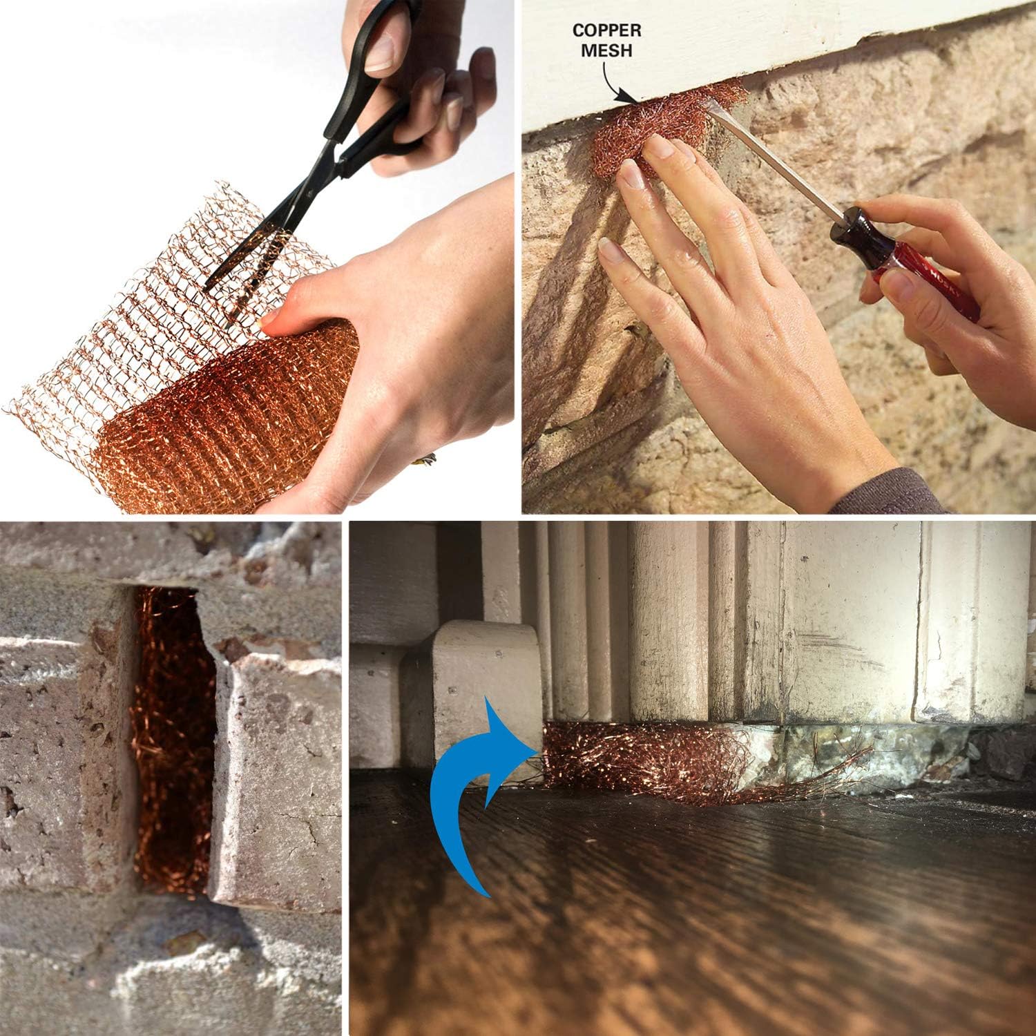 6m Copper Wire Mesh Signal Shielding Net Anti-Snail Copper Wire Net Wire Pest & Rodent Net Copper Mesh Decor Garden Net