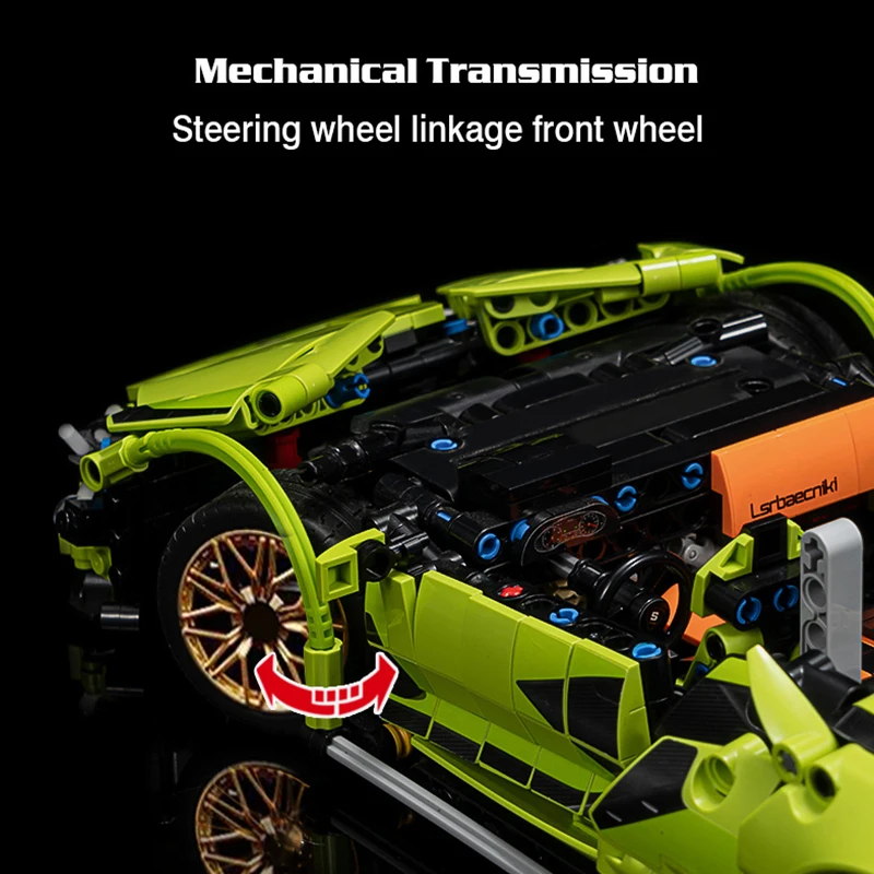 ทางเทคนิค Building Blocks รถแข่งแบบคงที่หรือรีโมทคอนโทรลรถ RC ไฟฟ้ารุ่นของเล่นก่อสร้างเสริมสําหรับเด็กผู้ชาย