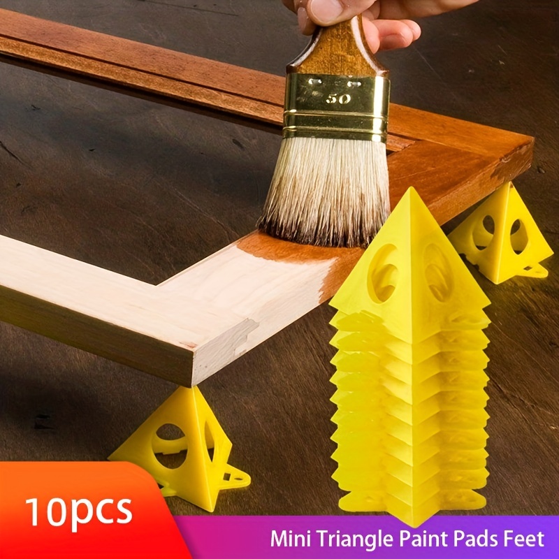 Soportes de pirámide para pintura de pintor, Mini soportes de pintura de cono para lienzos y elevadores de puertas, soporte para pirámides de pintura, 10 Uds.