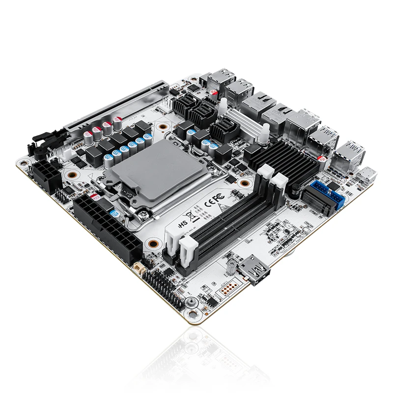 Версия обновления материнской платы Q670-8Bay NAS Mini ITX, LGA1700 поддерживает процессоры поколения Intel 12-14