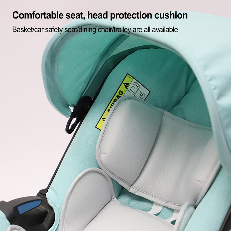 Head And Body Support For Toddler Soft Baby Carseat Head & Body Support Baby Comfort Support Cushion For Strollers