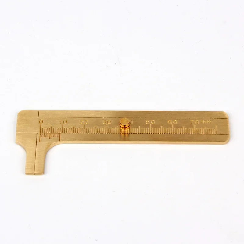 80/100mm Mini Messing Gleit lineal Doppel waage Metall Messschieber Messgerät Mikrometer Präzisions mess zubehör