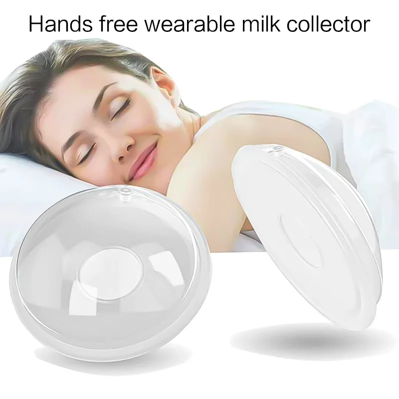 Coletor de leite materno portátil, almofadas de mama macias anti-derramamento para mães que amamentam, silicone de qualidade alimentar, seguro e não poluição, 1 peça