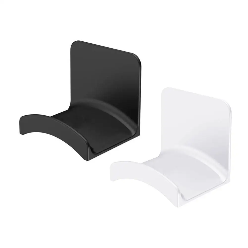 Universal Wall Mounted Headphone Stand Gaming Controller Holder Headset Display Rack Under Desk Hanger Hook For Earphone 1pc