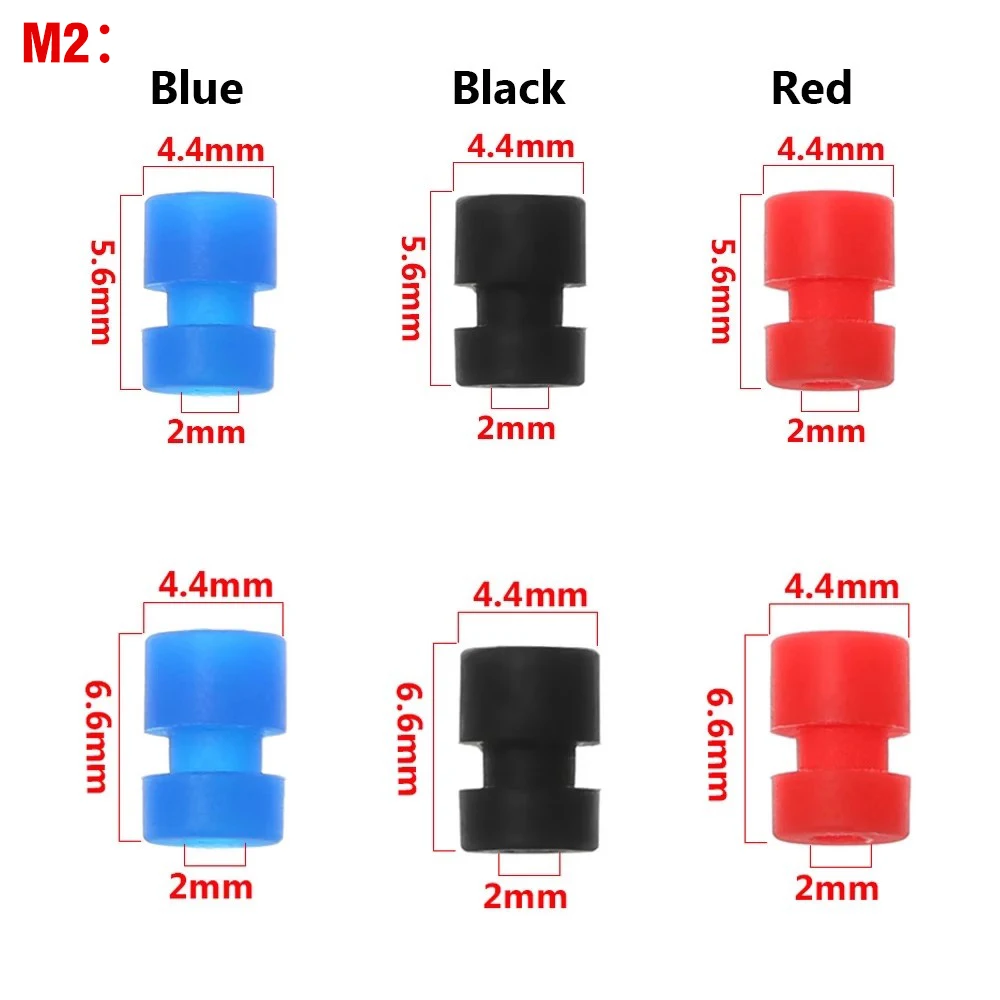 10pcs M2/M3 RC Rubber Shock Absorber Balls for F3 F4 F7 Flight Controller FPV Quadcopter Anti Vibration Soft Mount Ball