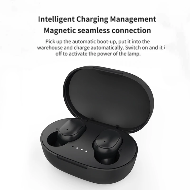A6S TWS oordopjes Draadloze koptelefoon voor universele telefoons Bluetooth-hoofdtelefoon met microfoon Sport Fietsen Hoge kwaliteit headset