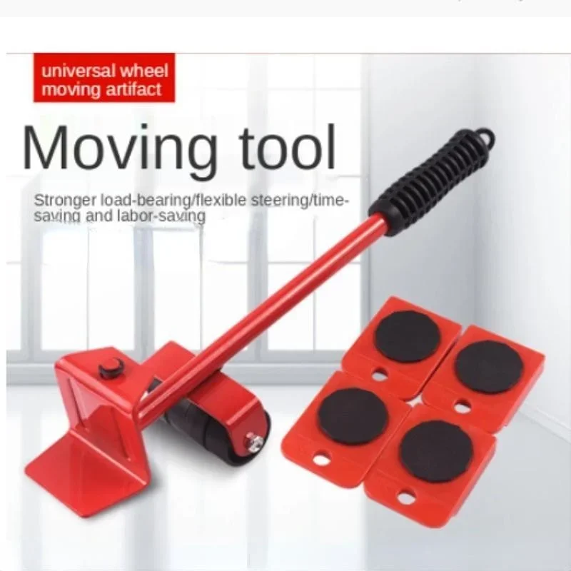 5pcs/Set Heavy Furniture Lifter Movers Tool Household Sharp Tool Furniture Shifter Bed Shifter Heavy Object Mover