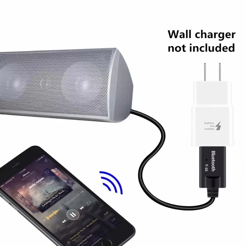 Vikefon bluetooth 5.0 receptor de áudio cabo transformar receptor usb dongle 3.5mm aux jack sem fio cabo adaptador música do carro