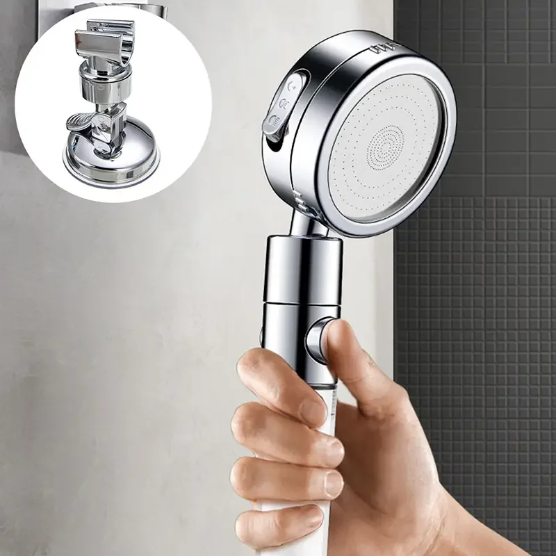 1 Stuks Verstelbare Hower Rack Zuignap Type Lotus Luifel Beugel Handheld Hower Hoofd Badkamer Mondstuk Vaste Voet