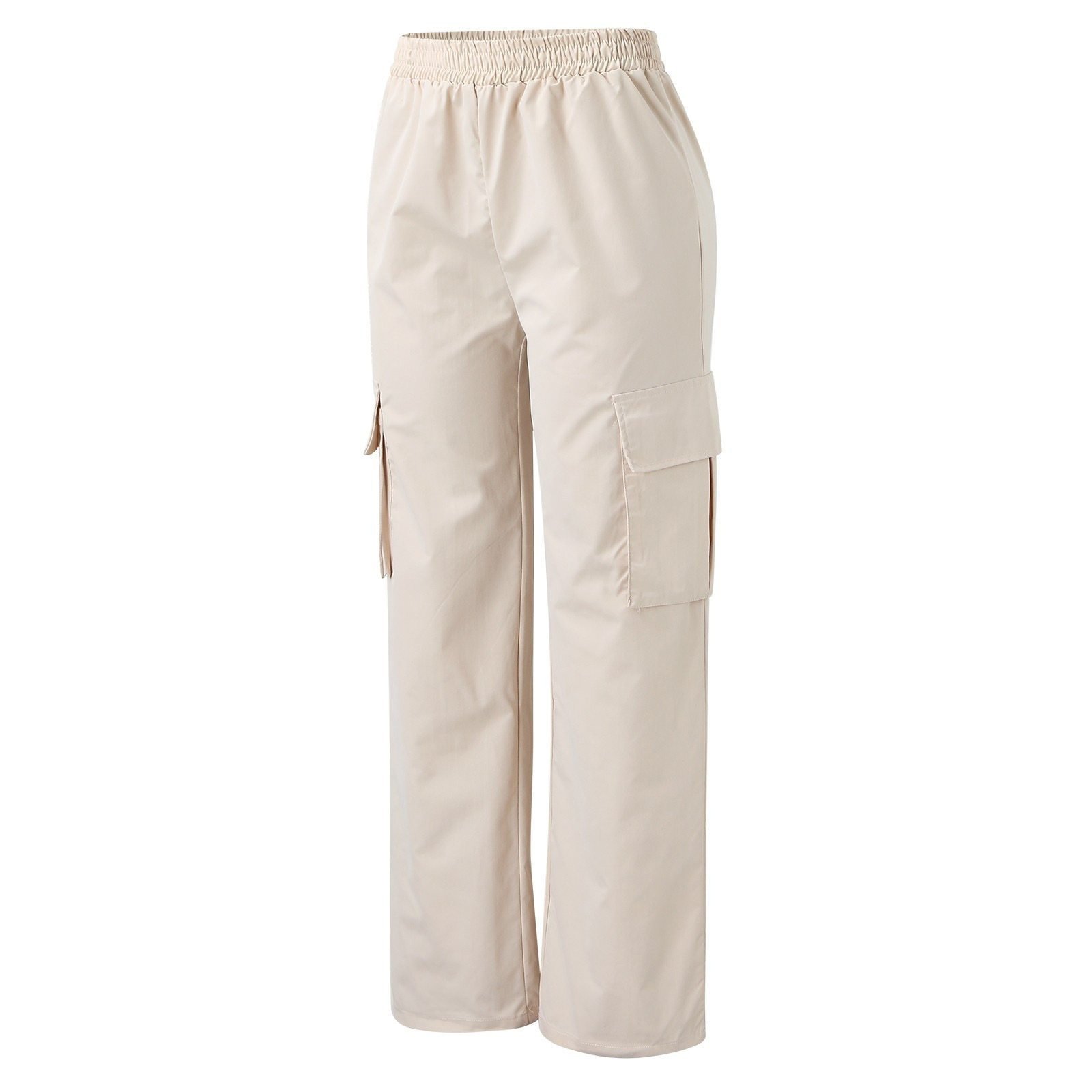 Pantaloni da jogging larghi da donna alla moda Pantaloni casual da comunicazione Pantaloni cargo dritti chic femminili Pantaloni oversize eleganti a vita alta elastici