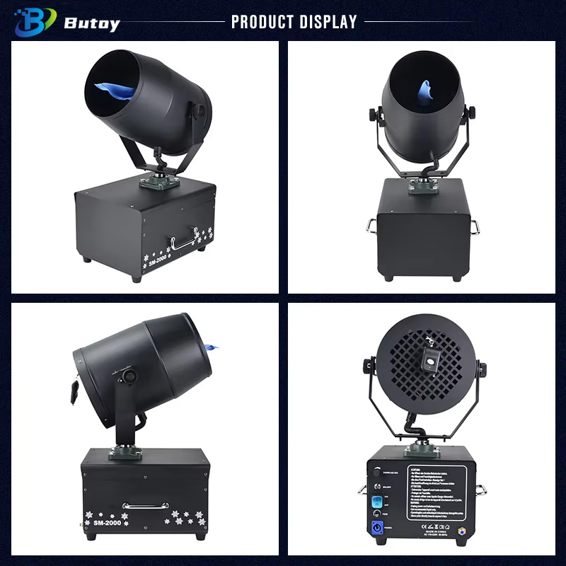 2000W High Power Shaking Snow Machine Outdoor Degree Shaking Snow Machine Outdoor Party Snow Making Machine