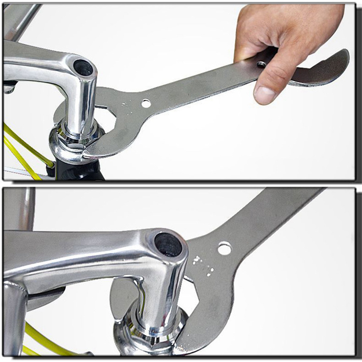BAAU 2 Stuks Mountainbike Headset Moersleutelmoersleutel 30 32 36 40mm Multi-Multitool Ratelsleutels Fiets Reparatie