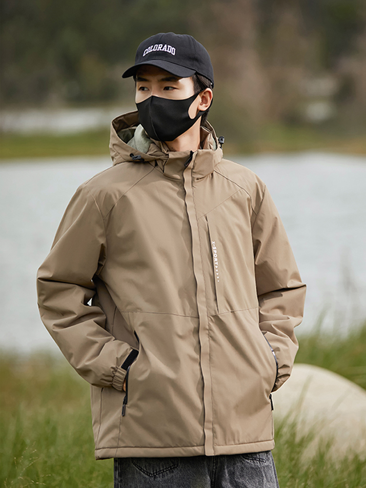 2024 neue Winter herren Parkas Fleece Liner Dicke Warme Jacke Im Freien Mit Kapuze Windjacke Casual Thermische Parka Mantel Plus Größe 8XL