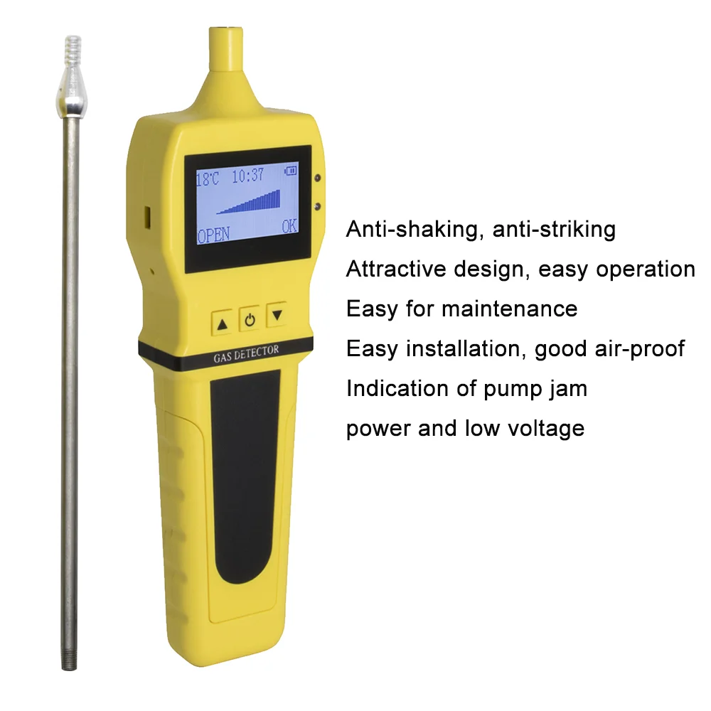 SALE Multi Gas Detector O2 H2S CO LEL 4 in 1 Gas Meter Oxygen Hydrogen Sulfide Carbon Monoxide Combustible Gas Leak Detector