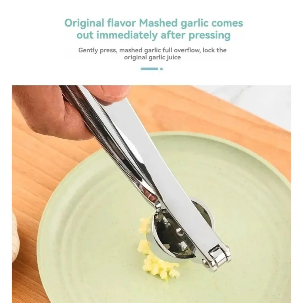 Kitchen Stainless Steel Garlic Smasher Squeezer Manual Press Grinding Tool Kitchen Accessories Kitchen Accessories Tools